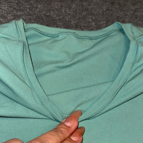 Auden Luxury Collection-NWOT Women's Long Sleeve Teal Bodysuit Size Medium - Picture 6 of 15